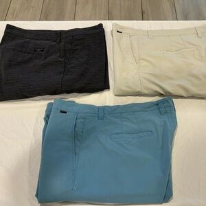 Travis Matthews golf shorts size 40 lot of three pair